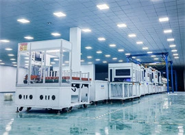 Assembly line for lithium outdoor cabinets, off-grid inverters, and battery management systems (BMS)